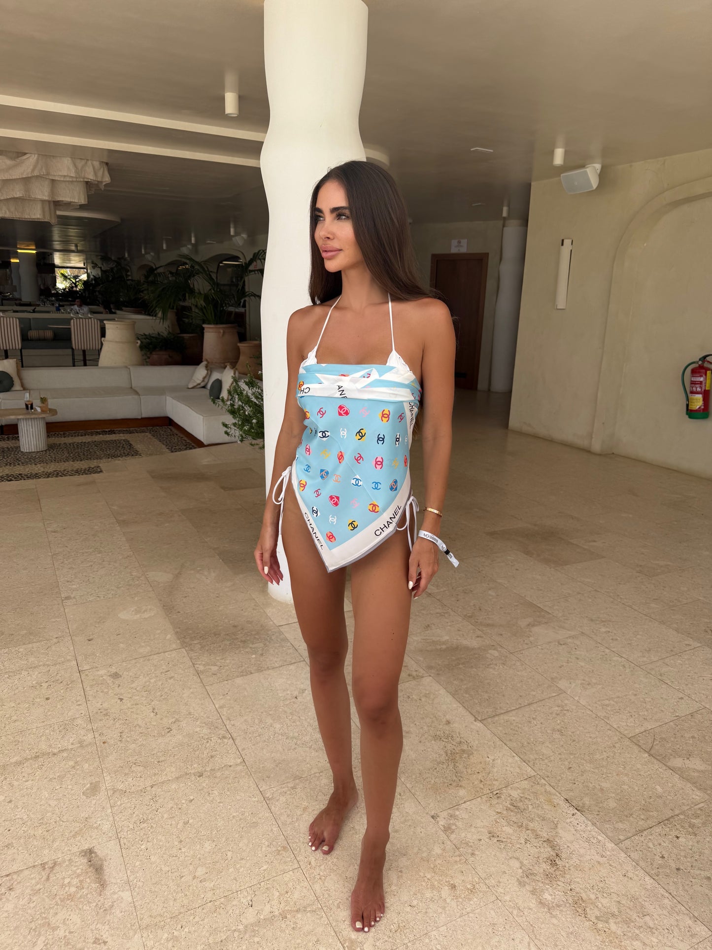 Cc love heart sky blue