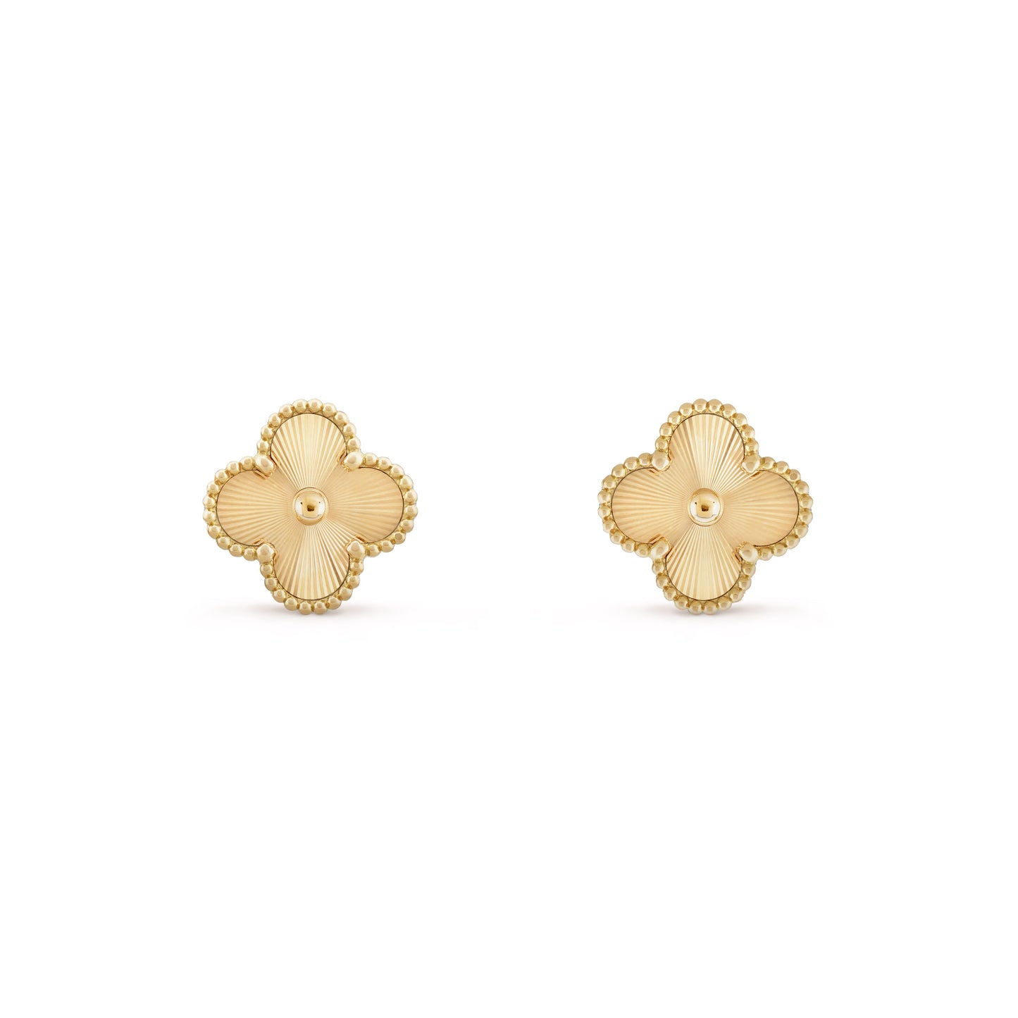 Alhambra flower gold studs
