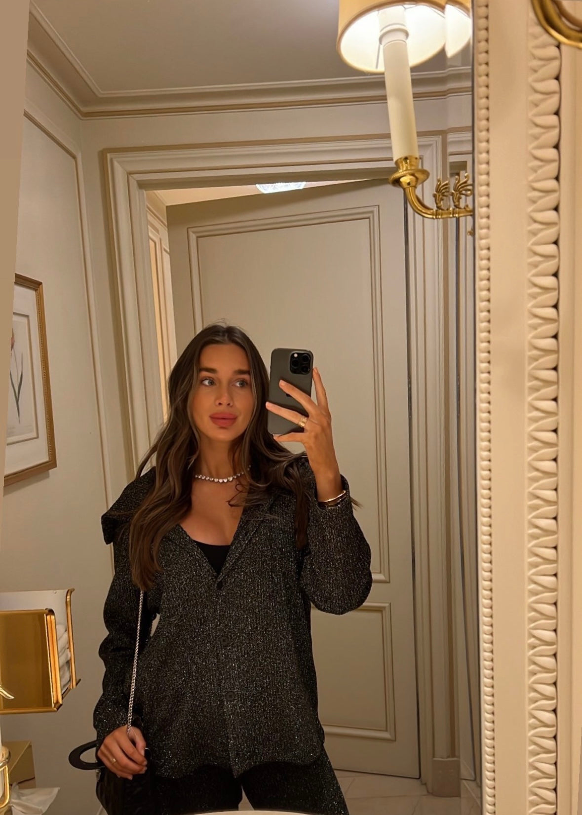 Collar tennis necklace