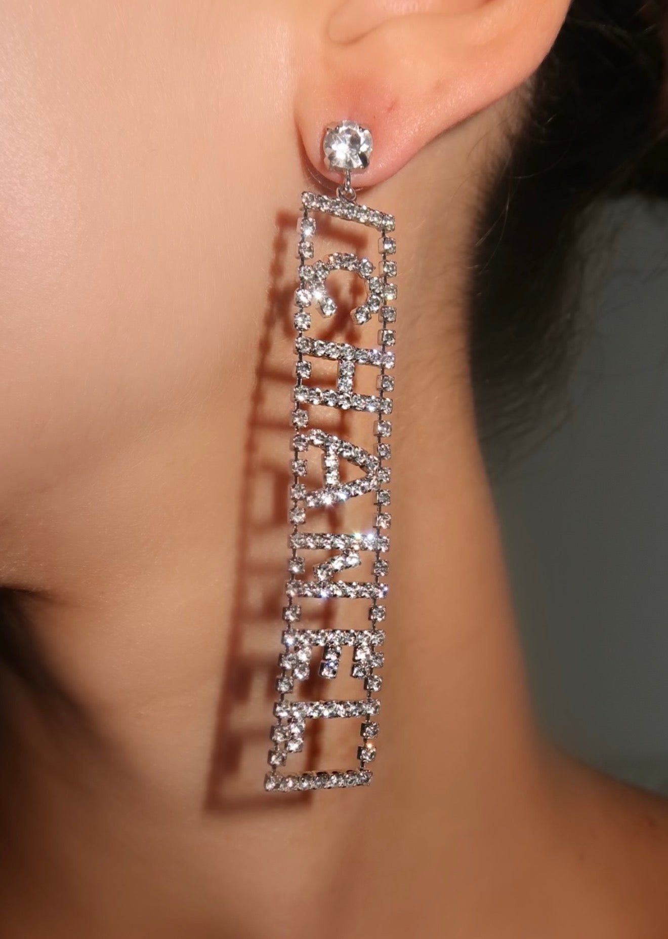 CC Diamanté earrings