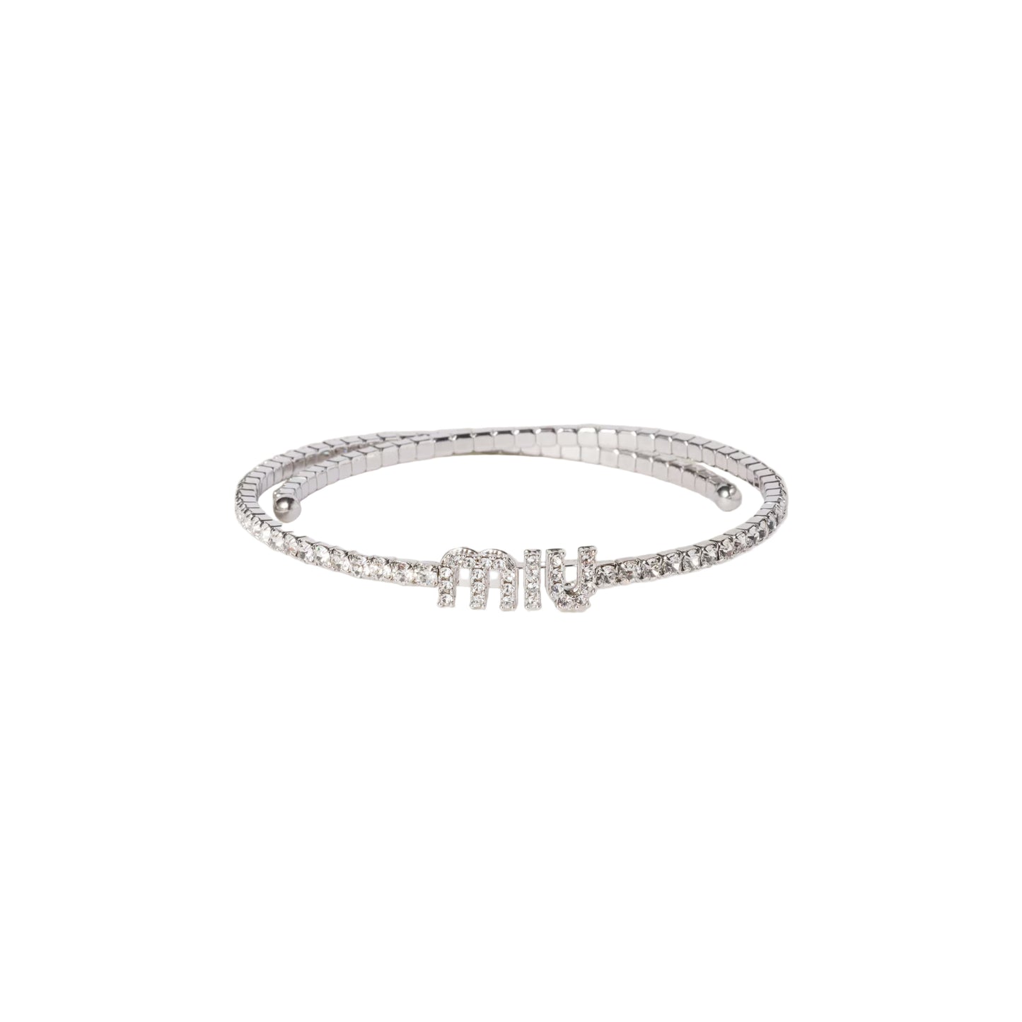 Miu cuff silver choker