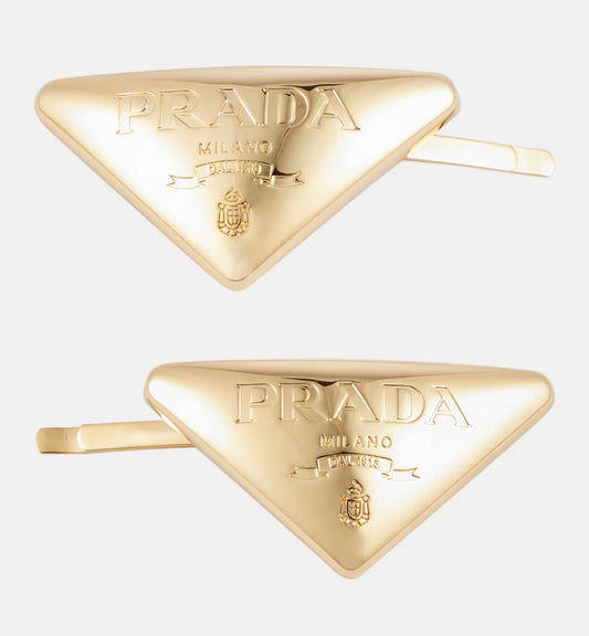 Pair P-ada clips gold