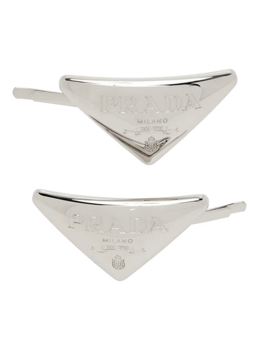 Triangle silver clips *PAIR*