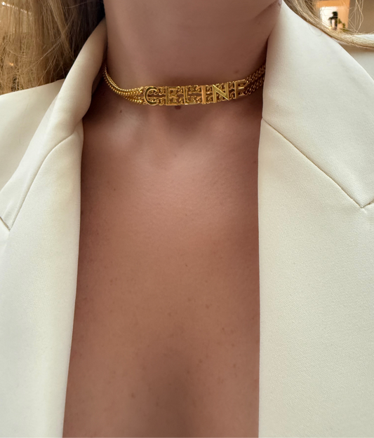 C Selene Gold Choker