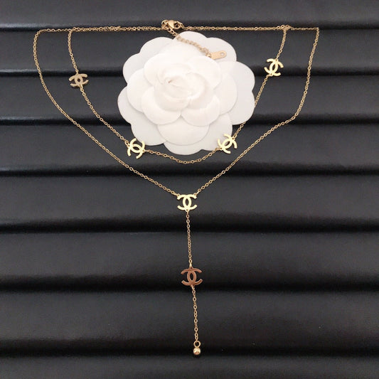 Coco drop necklace