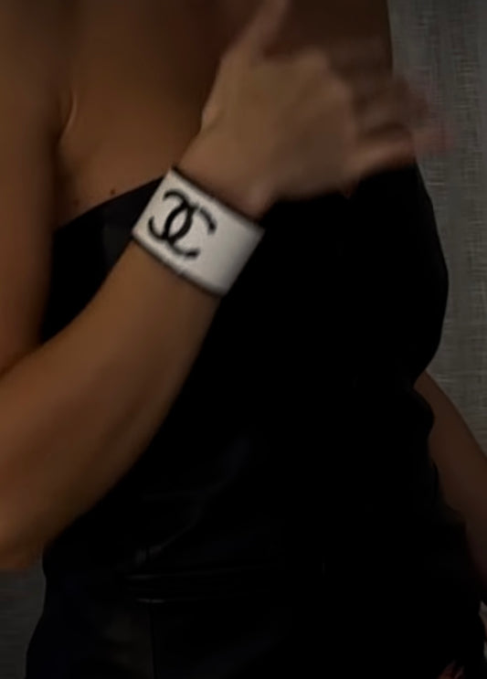 Cc black and white bangle