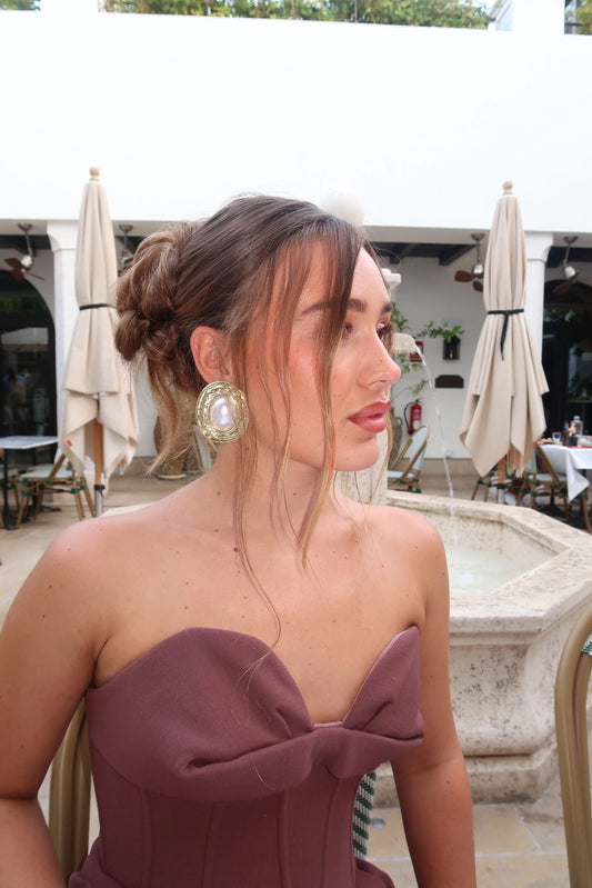 Sloane sheild earrings