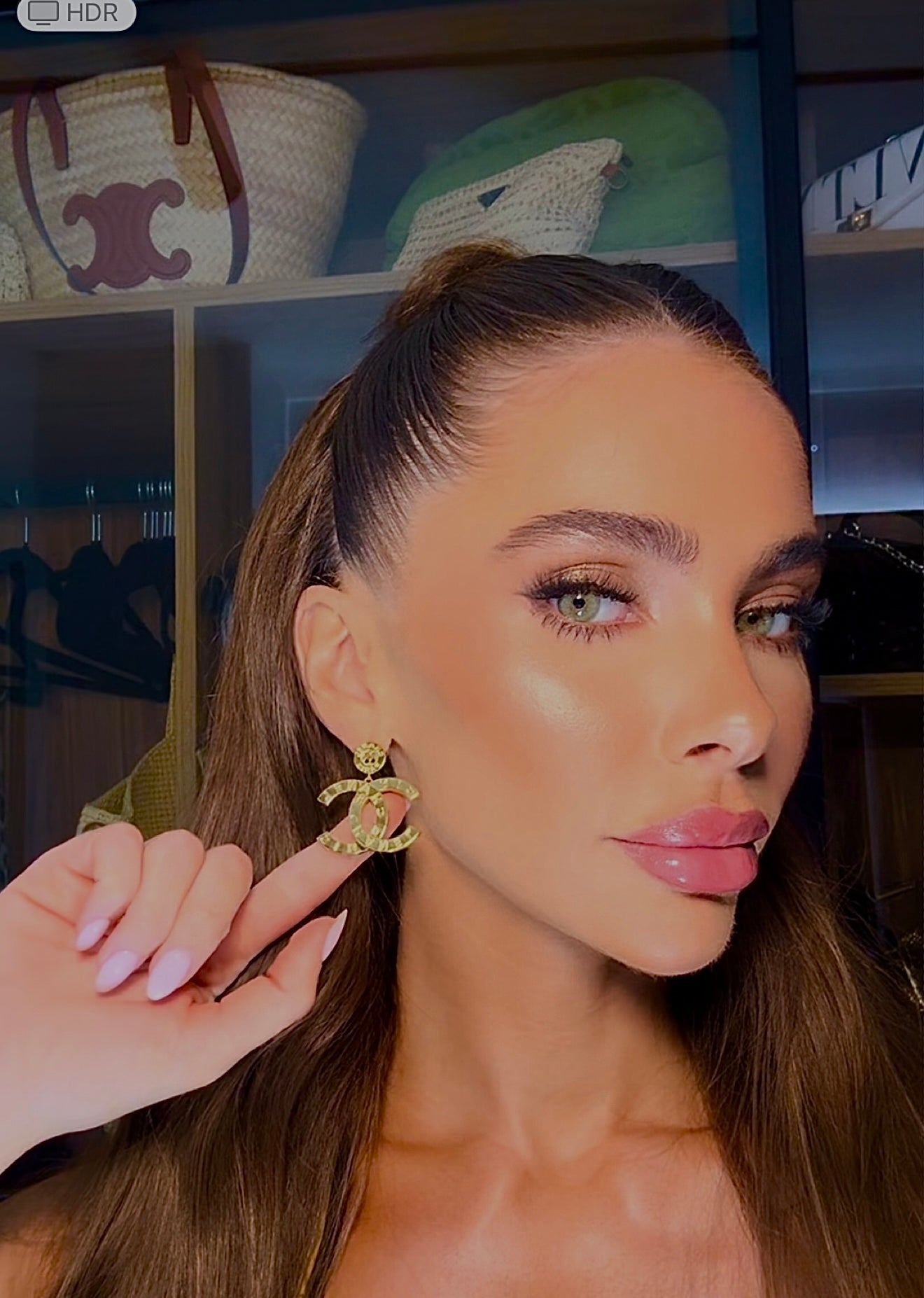 Cc elegance gold earrings