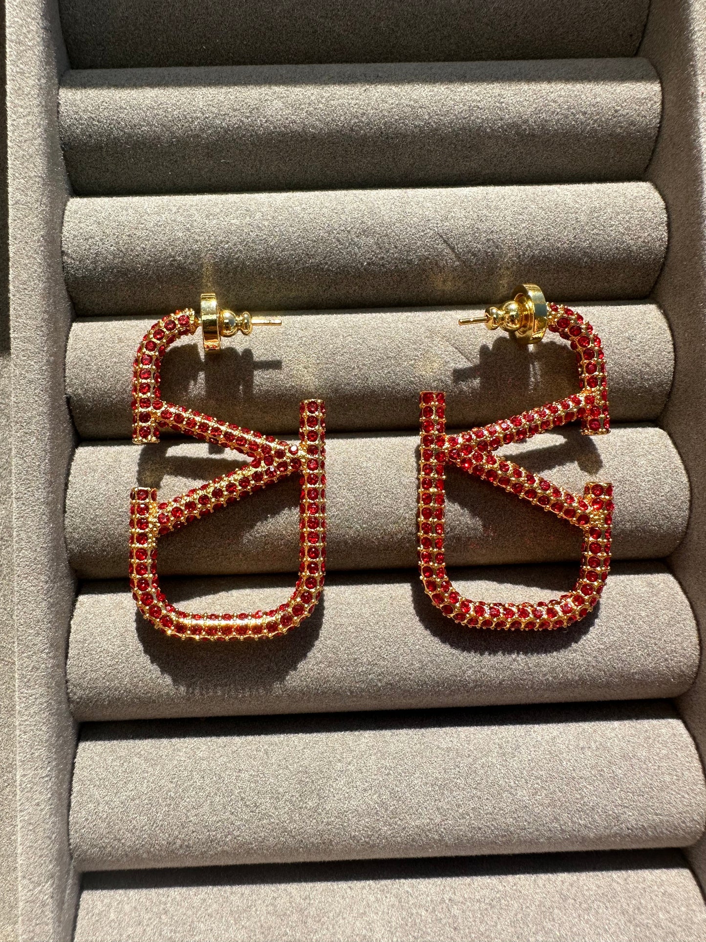 Valentina orange earrings