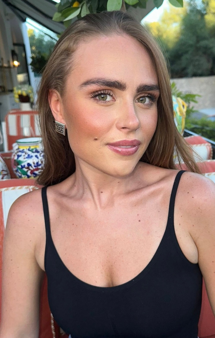 Quadrade cc earrings