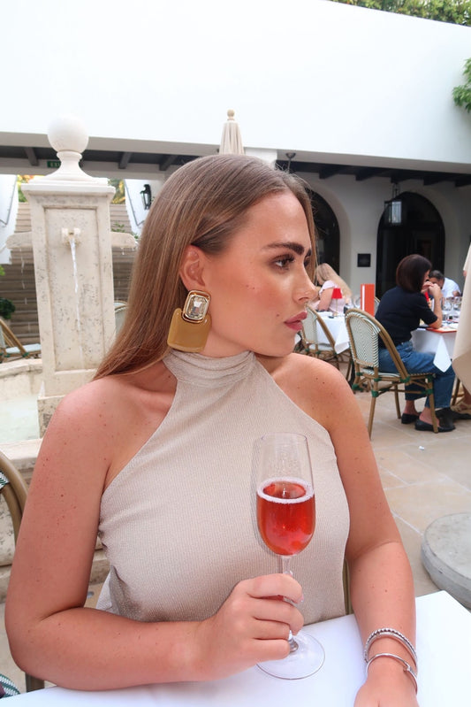 Saint Camel earrings