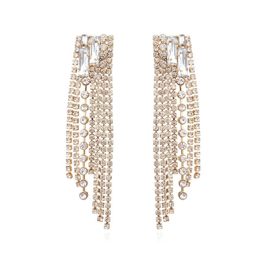 Level earrings silver and gold